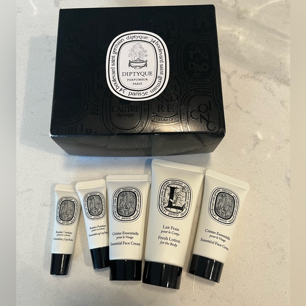 Diptyque 5 piece travel set